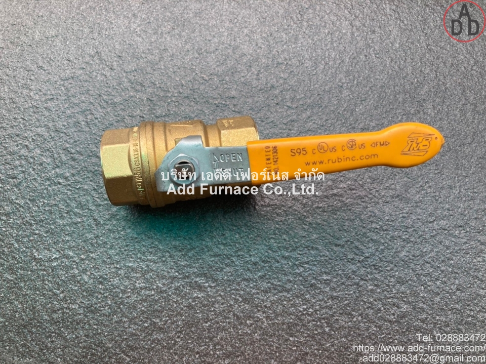 Gas Valve วาล์วแก๊ส Rub 1inch (15)